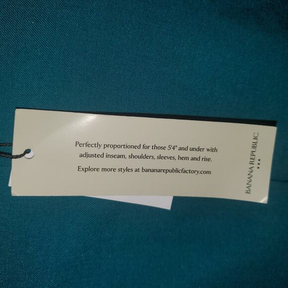 NEW Banana Republic Factory Size LP Large Petite Ruffle Sleeve Mini Dress Green - Picture 11 of 13